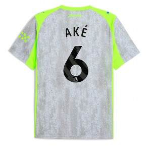 Lacne Muži Futbalové dres Manchester City Nathan Ake #6 2025-26 Krátky Rukáv - Tretina